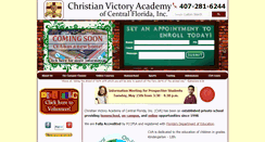 Desktop Screenshot of christianvictoryacademy.org